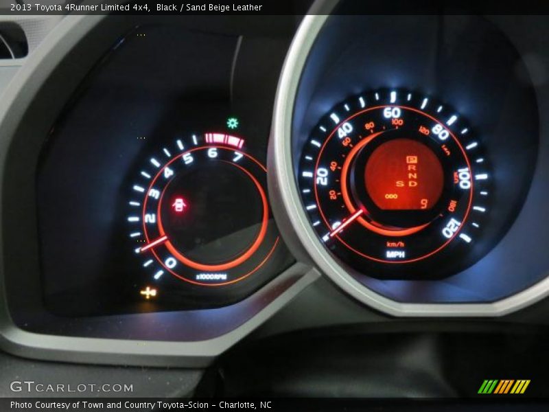 Black / Sand Beige Leather 2013 Toyota 4Runner Limited 4x4