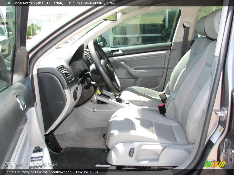Platinum Grey Metallic / Grey 2006 Volkswagen Jetta TDI Sedan