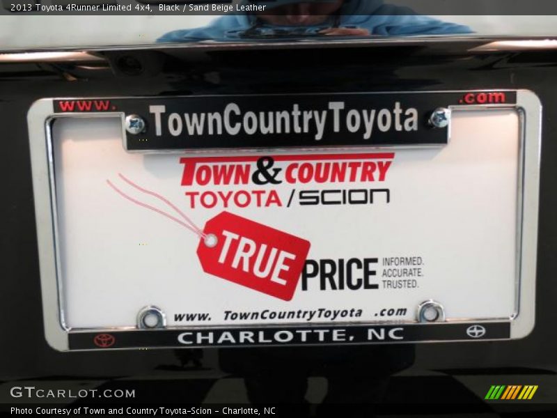 Black / Sand Beige Leather 2013 Toyota 4Runner Limited 4x4