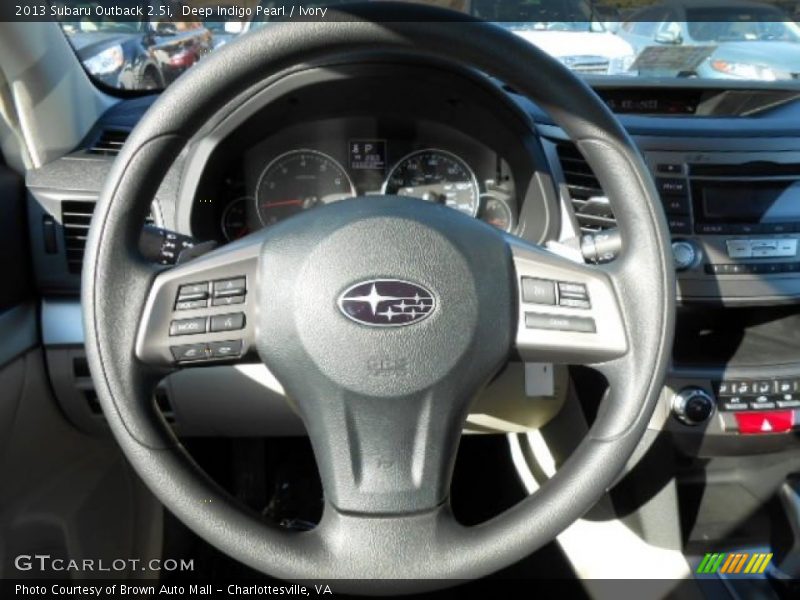 Deep Indigo Pearl / Ivory 2013 Subaru Outback 2.5i