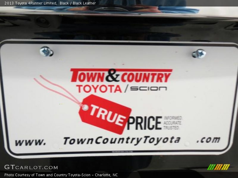 Black / Black Leather 2013 Toyota 4Runner Limited
