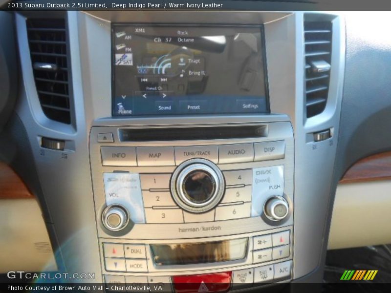 Deep Indigo Pearl / Warm Ivory Leather 2013 Subaru Outback 2.5i Limited
