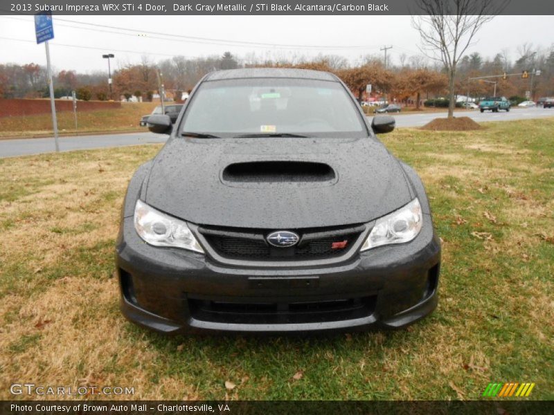 Dark Gray Metallic / STi Black Alcantara/Carbon Black 2013 Subaru Impreza WRX STi 4 Door