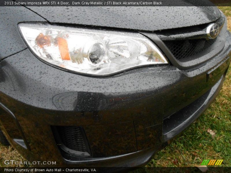Dark Gray Metallic / STi Black Alcantara/Carbon Black 2013 Subaru Impreza WRX STi 4 Door