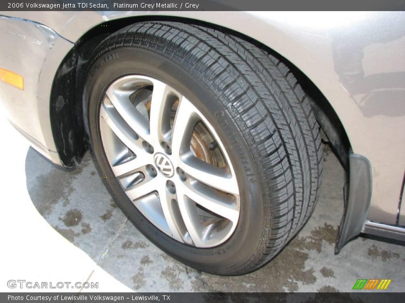Platinum Grey Metallic / Grey 2006 Volkswagen Jetta TDI Sedan