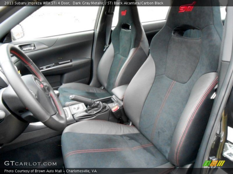 Front Seat of 2013 Impreza WRX STi 4 Door