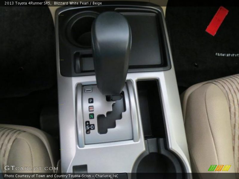 Blizzard White Pearl / Beige 2013 Toyota 4Runner SR5