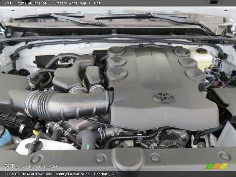 Blizzard White Pearl / Beige 2013 Toyota 4Runner SR5