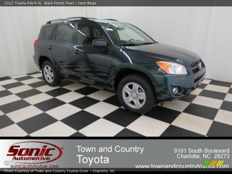 Black Forest Pearl / Sand Beige 2012 Toyota RAV4 I4