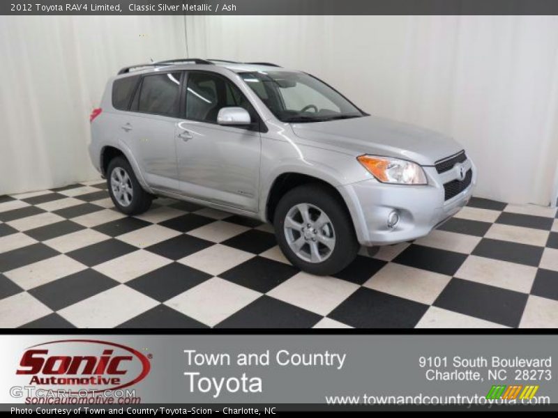 Classic Silver Metallic / Ash 2012 Toyota RAV4 Limited