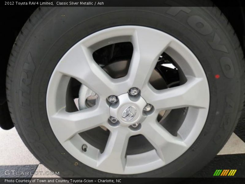 Classic Silver Metallic / Ash 2012 Toyota RAV4 Limited