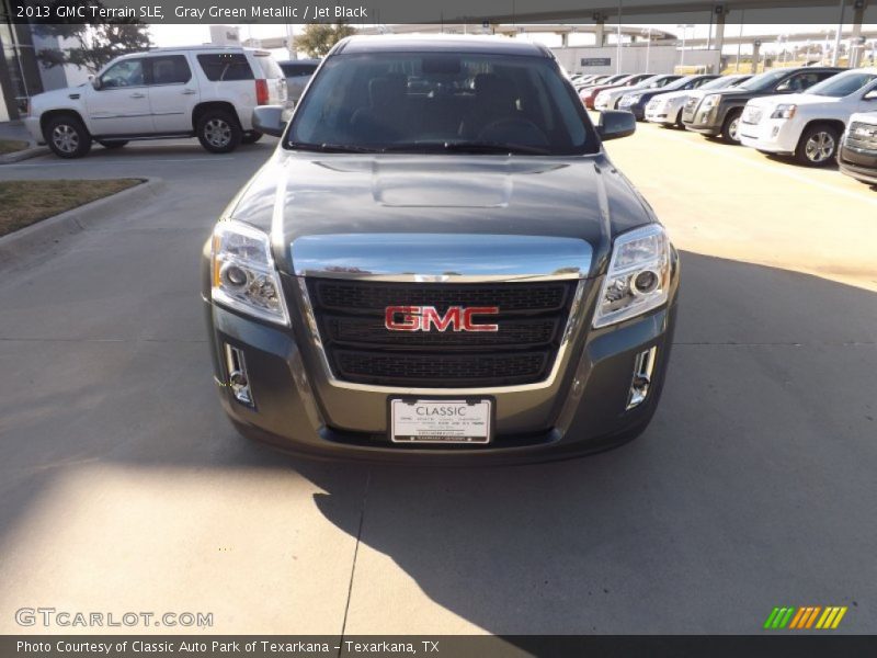 Gray Green Metallic / Jet Black 2013 GMC Terrain SLE