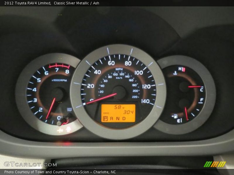 Classic Silver Metallic / Ash 2012 Toyota RAV4 Limited