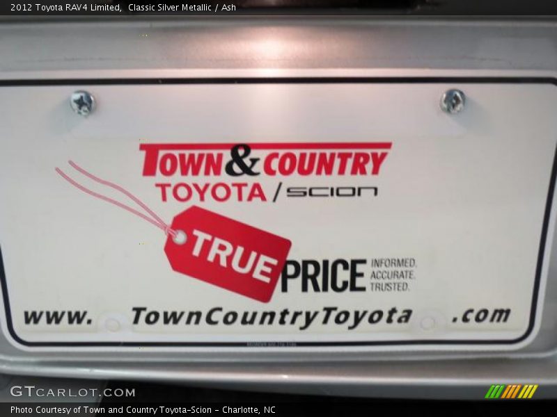 Classic Silver Metallic / Ash 2012 Toyota RAV4 Limited