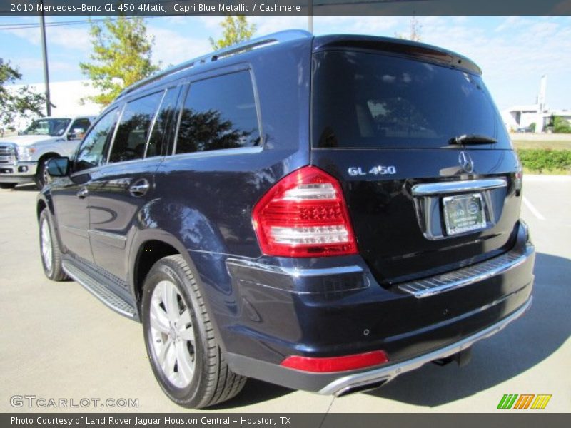 Capri Blue Metallic / Cashmere 2010 Mercedes-Benz GL 450 4Matic