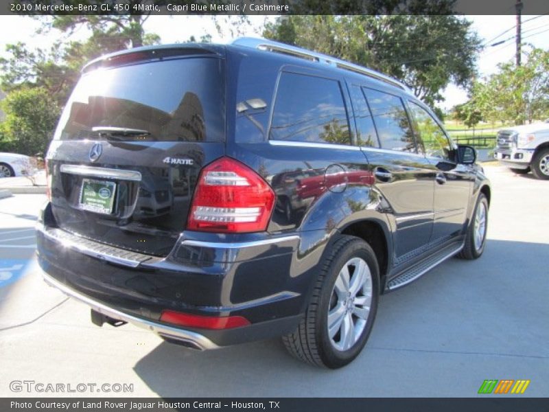 Capri Blue Metallic / Cashmere 2010 Mercedes-Benz GL 450 4Matic