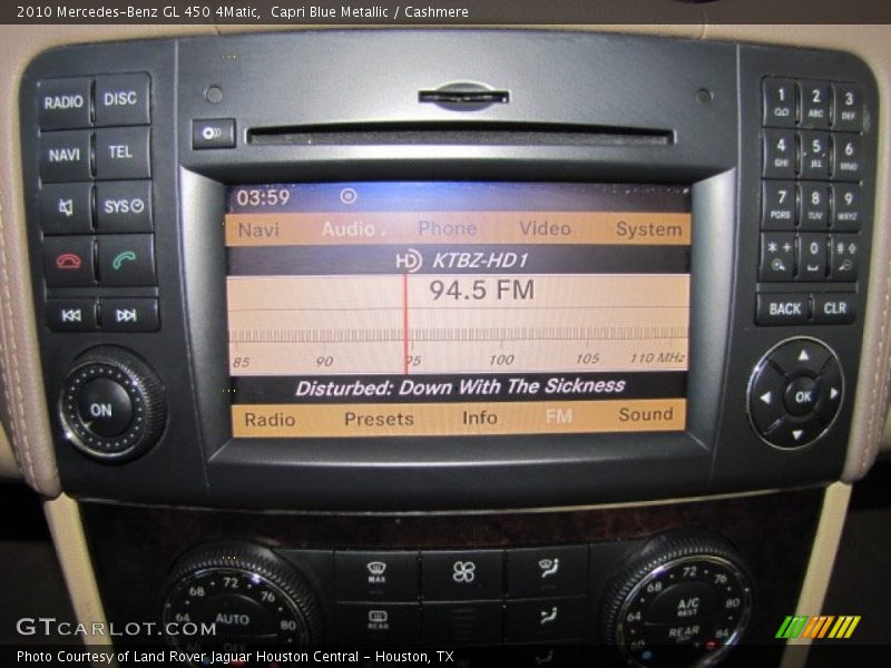 Controls of 2010 GL 450 4Matic