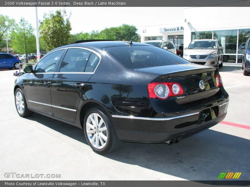 Deep Black / Latte Macchiato 2006 Volkswagen Passat 3.6 Sedan