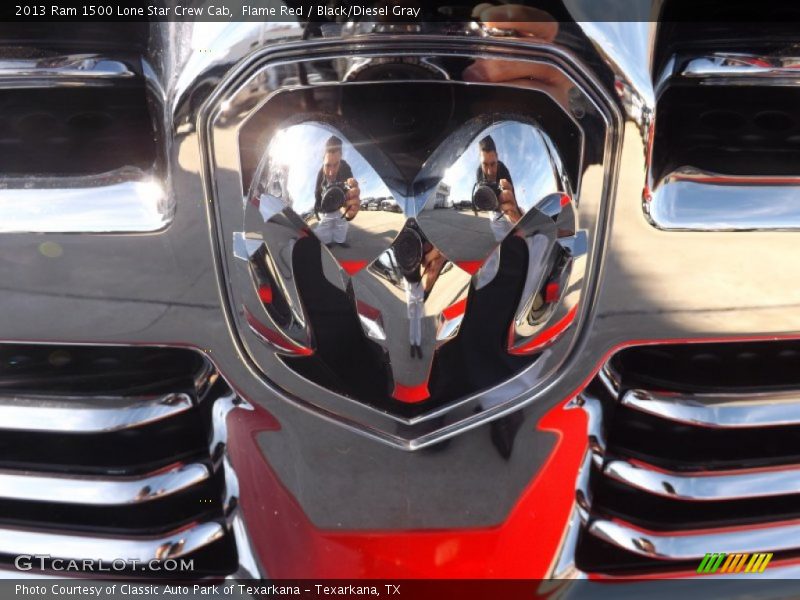 Flame Red / Black/Diesel Gray 2013 Ram 1500 Lone Star Crew Cab