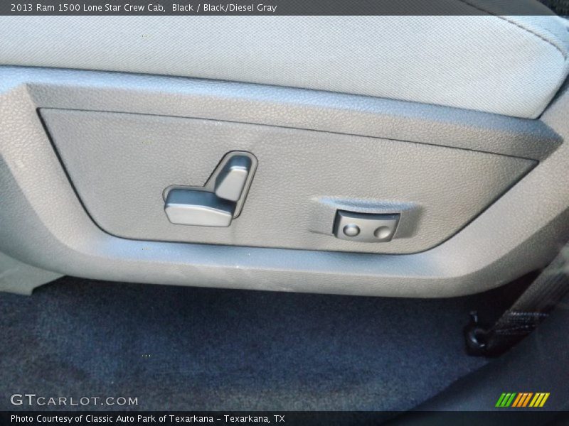 Black / Black/Diesel Gray 2013 Ram 1500 Lone Star Crew Cab