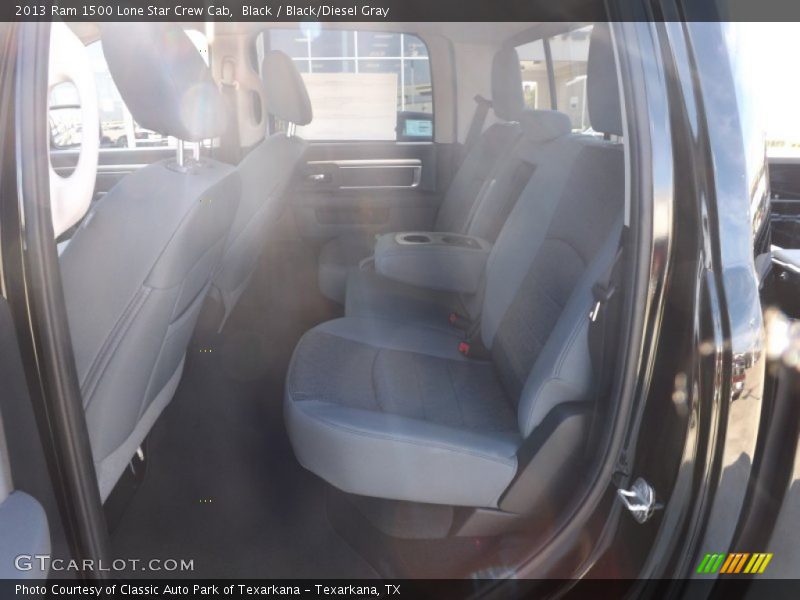 Black / Black/Diesel Gray 2013 Ram 1500 Lone Star Crew Cab