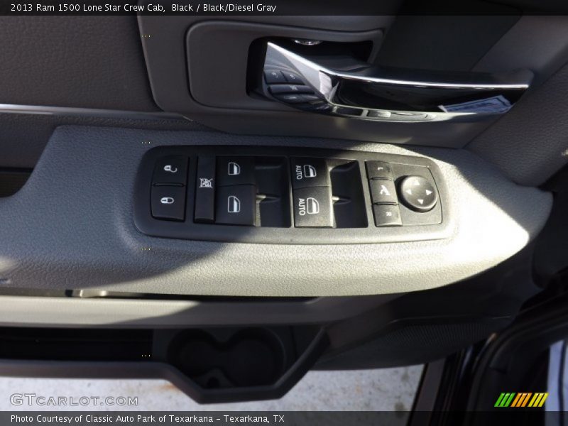 Black / Black/Diesel Gray 2013 Ram 1500 Lone Star Crew Cab