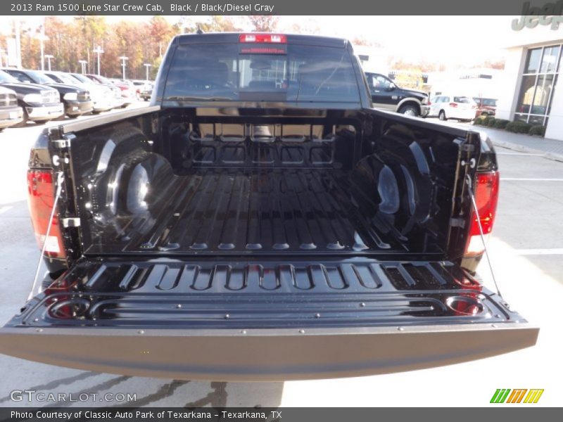 Black / Black/Diesel Gray 2013 Ram 1500 Lone Star Crew Cab