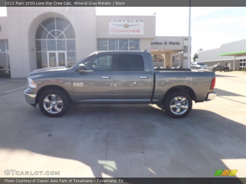 Mineral Gray Metallic / Black 2013 Ram 1500 Lone Star Crew Cab