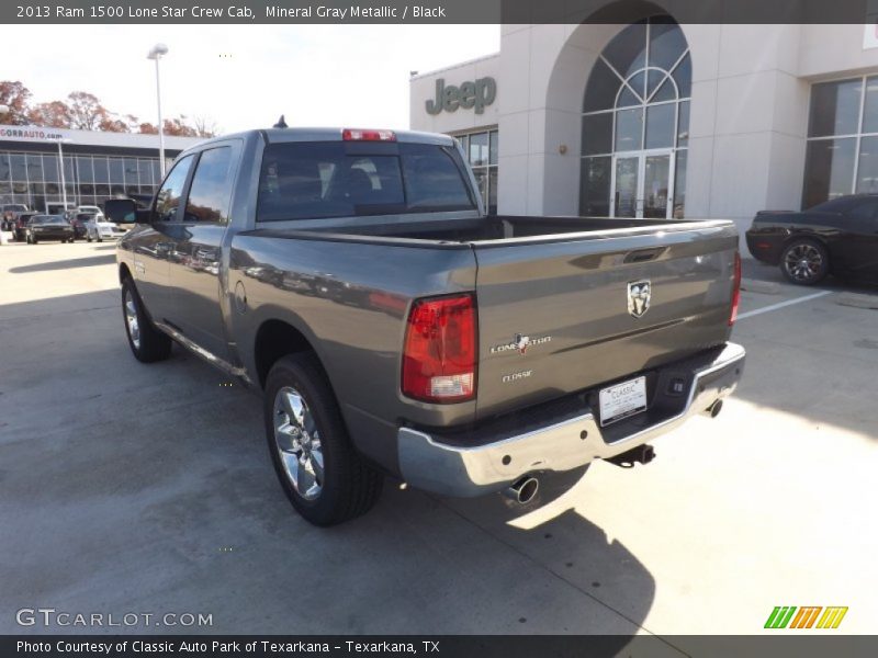 Mineral Gray Metallic / Black 2013 Ram 1500 Lone Star Crew Cab