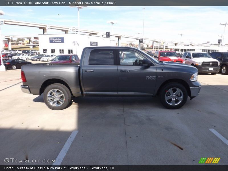 Mineral Gray Metallic / Black 2013 Ram 1500 Lone Star Crew Cab