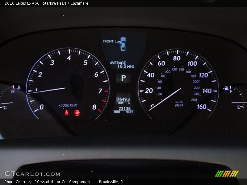 Starfire Pearl / Cashmere 2010 Lexus LS 460