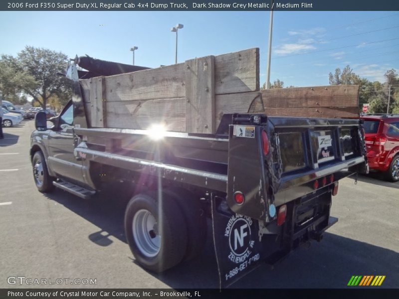Dark Shadow Grey Metallic / Medium Flint 2006 Ford F350 Super Duty XL Regular Cab 4x4 Dump Truck
