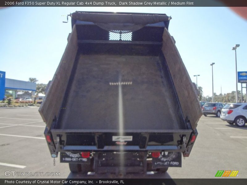 Dark Shadow Grey Metallic / Medium Flint 2006 Ford F350 Super Duty XL Regular Cab 4x4 Dump Truck