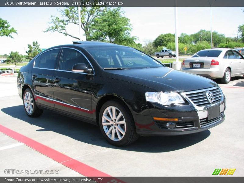 Deep Black / Latte Macchiato 2006 Volkswagen Passat 3.6 Sedan