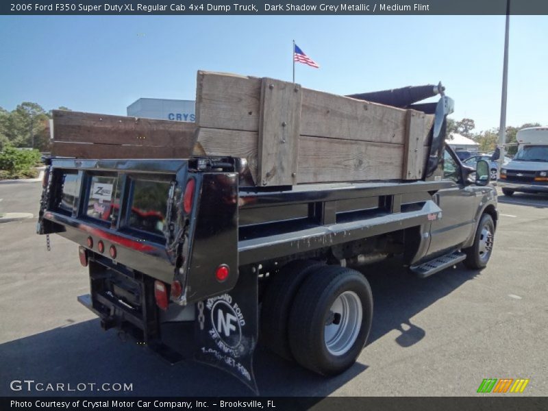 Dark Shadow Grey Metallic / Medium Flint 2006 Ford F350 Super Duty XL Regular Cab 4x4 Dump Truck