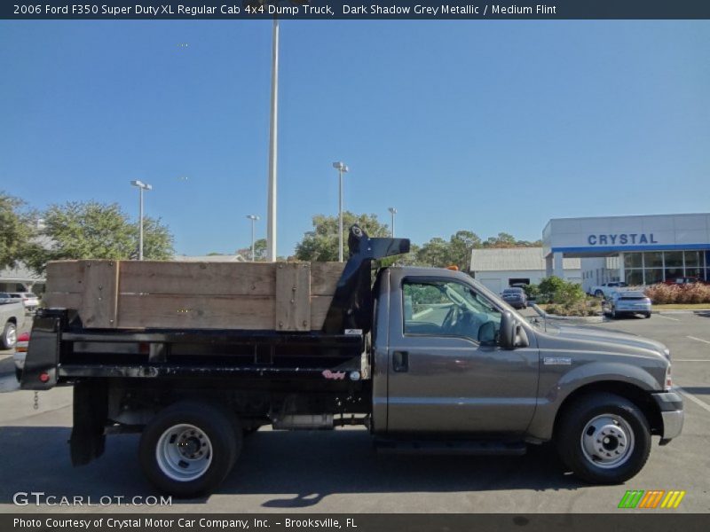 Dark Shadow Grey Metallic / Medium Flint 2006 Ford F350 Super Duty XL Regular Cab 4x4 Dump Truck