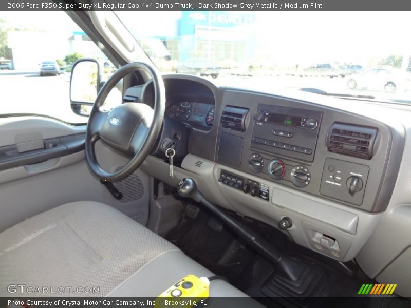 Dashboard of 2006 F350 Super Duty XL Regular Cab 4x4 Dump Truck