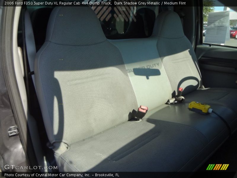 Dark Shadow Grey Metallic / Medium Flint 2006 Ford F350 Super Duty XL Regular Cab 4x4 Dump Truck