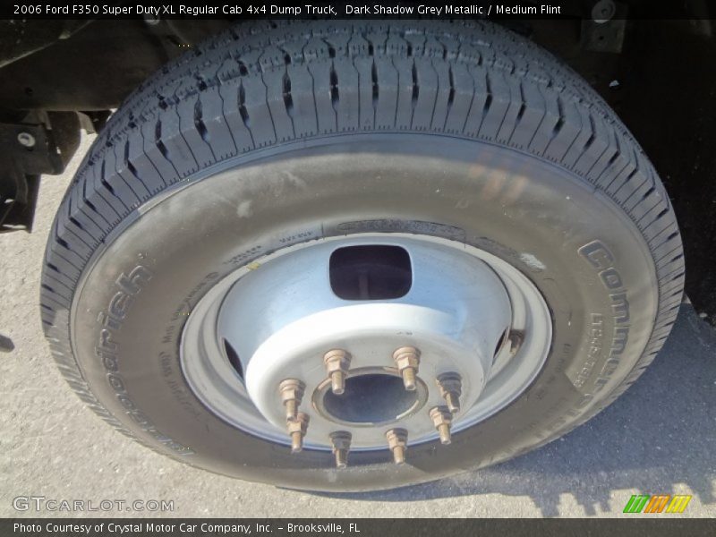 Dark Shadow Grey Metallic / Medium Flint 2006 Ford F350 Super Duty XL Regular Cab 4x4 Dump Truck