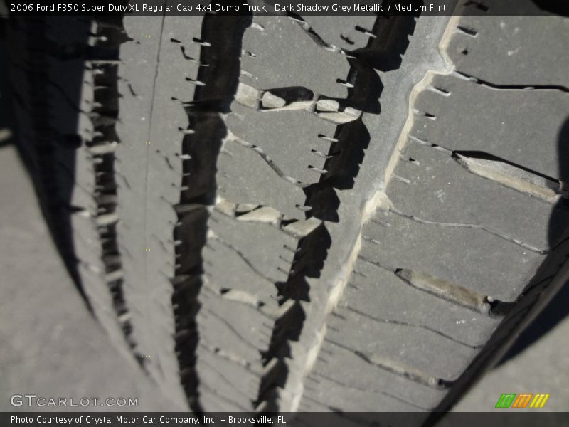Dark Shadow Grey Metallic / Medium Flint 2006 Ford F350 Super Duty XL Regular Cab 4x4 Dump Truck