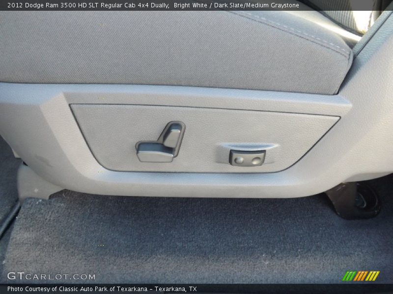 Bright White / Dark Slate/Medium Graystone 2012 Dodge Ram 3500 HD SLT Regular Cab 4x4 Dually