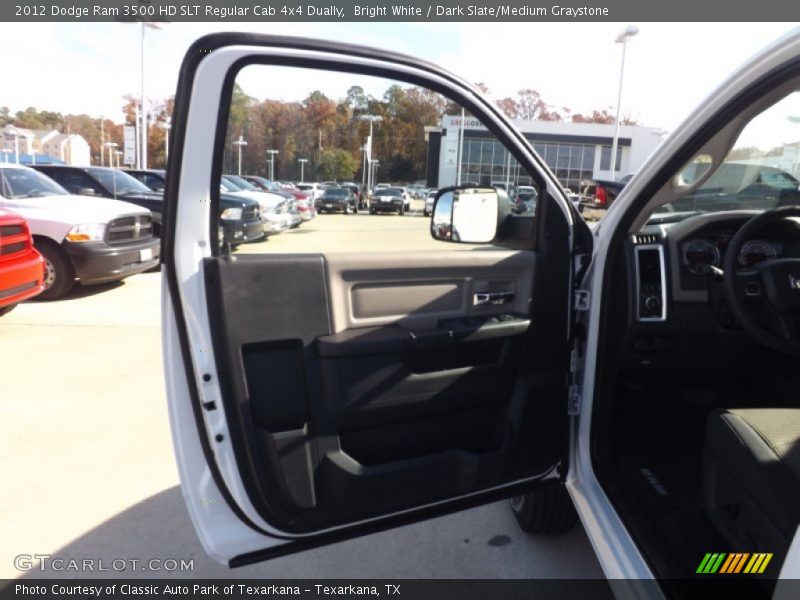 Bright White / Dark Slate/Medium Graystone 2012 Dodge Ram 3500 HD SLT Regular Cab 4x4 Dually