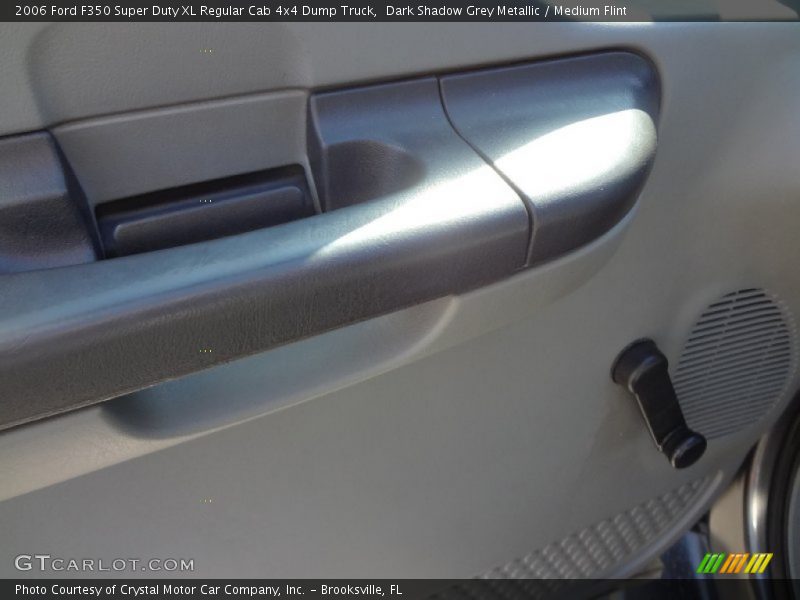 Dark Shadow Grey Metallic / Medium Flint 2006 Ford F350 Super Duty XL Regular Cab 4x4 Dump Truck