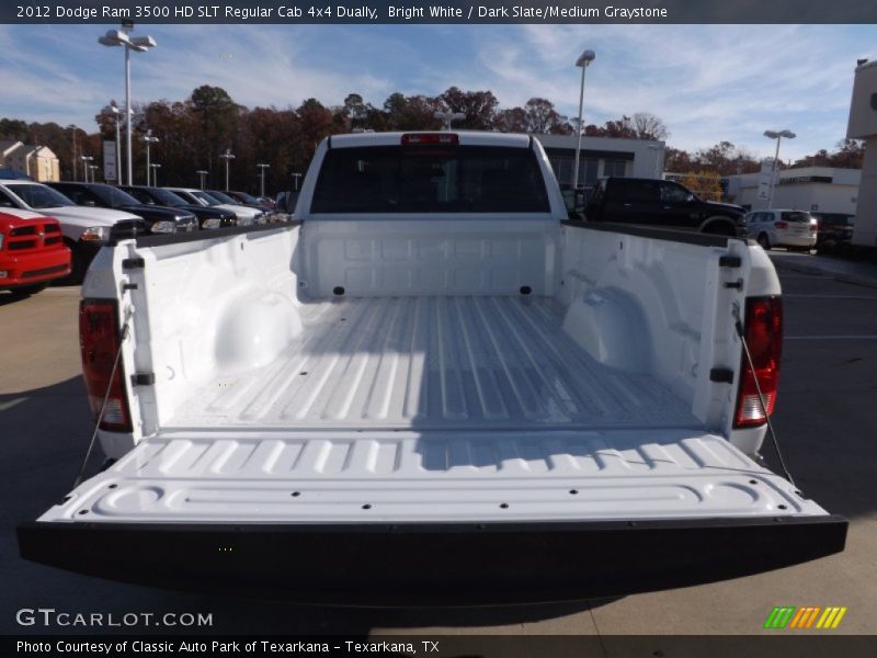 Bright White / Dark Slate/Medium Graystone 2012 Dodge Ram 3500 HD SLT Regular Cab 4x4 Dually