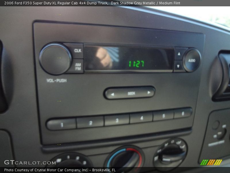 Dark Shadow Grey Metallic / Medium Flint 2006 Ford F350 Super Duty XL Regular Cab 4x4 Dump Truck