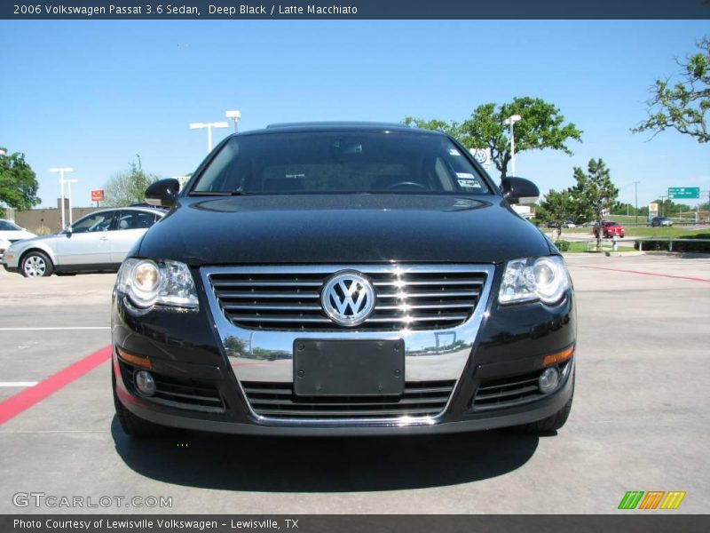 Deep Black / Latte Macchiato 2006 Volkswagen Passat 3.6 Sedan