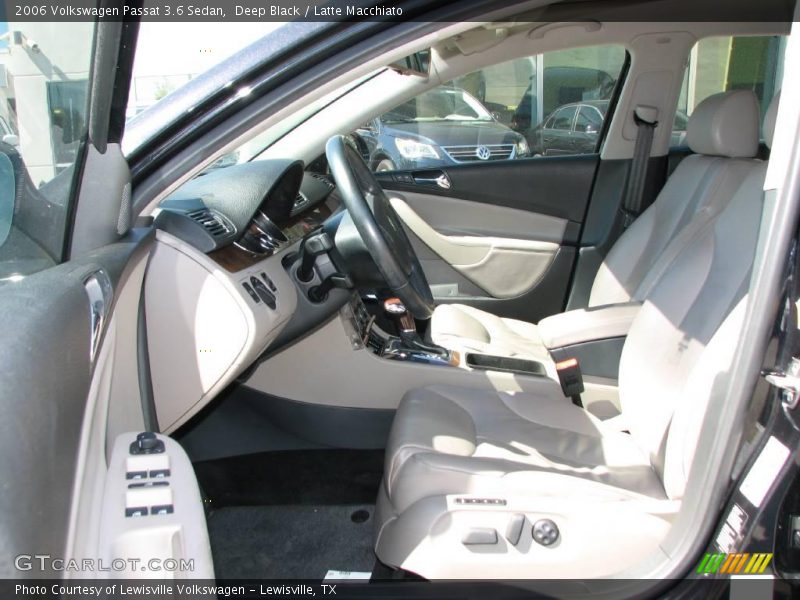 Deep Black / Latte Macchiato 2006 Volkswagen Passat 3.6 Sedan
