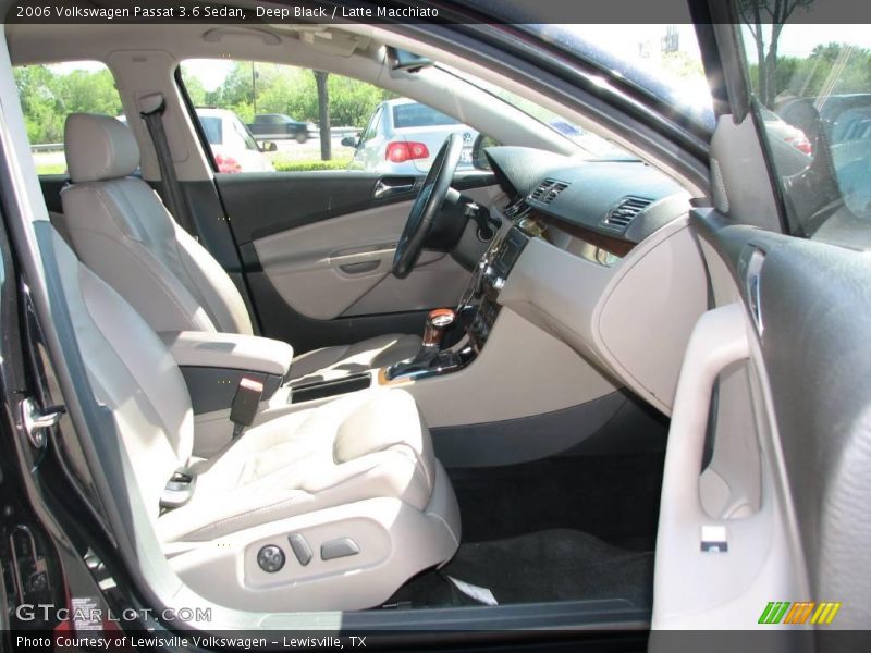 Deep Black / Latte Macchiato 2006 Volkswagen Passat 3.6 Sedan