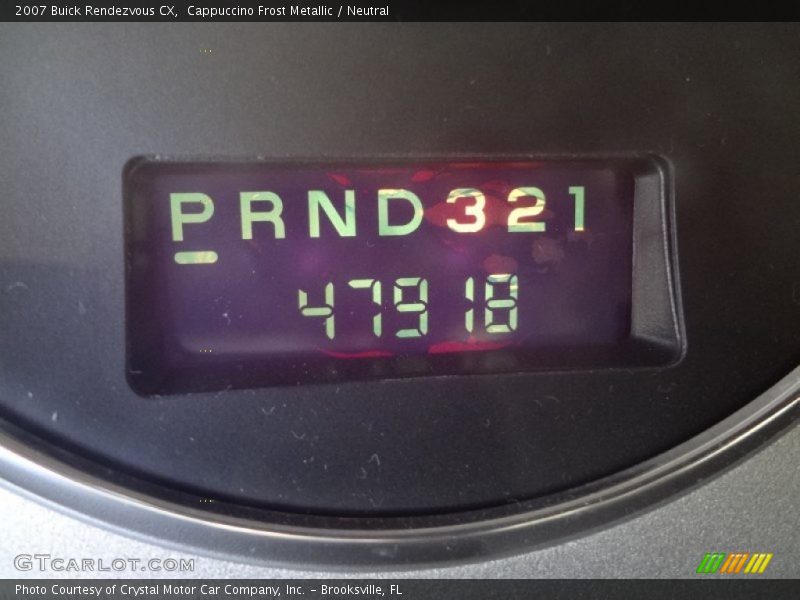 Cappuccino Frost Metallic / Neutral 2007 Buick Rendezvous CX