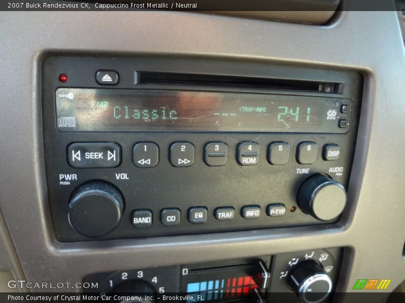 Cappuccino Frost Metallic / Neutral 2007 Buick Rendezvous CX